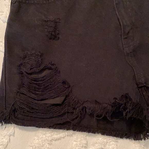 Kancan cutoff jean shorts - Picture 2 of 5